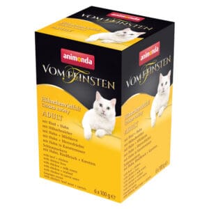 6x100g Adult Kipvariatie (6 Smaken) animonda vom Feinsten Kattenvoer