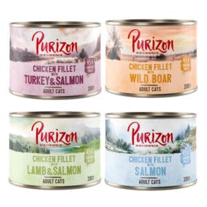 6x200g Adult Mixpakket Purizon Kattenvoer