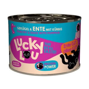6x200g Lucky Lou Lifestage Adult Gevogelte & Eend Nat kattenvoer
