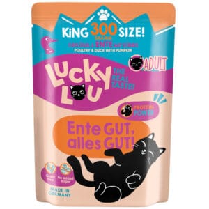 6x300g Lucky Lou Adult Gevogelte & Eend nat kattenvoer