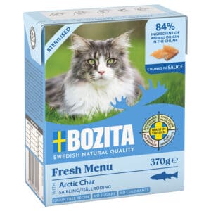 Bozita stukjes in Saus met Koolvis Kattenvoer – 370 g