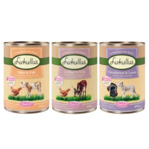 Lukullus Junior Proefpakket hondenvoer nat – 6 x 400 g
