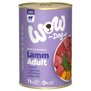 6x 400g WOW Adult Lamsvoer nat
