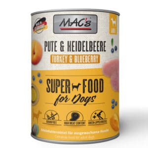 6x800g Adult Kalkoen & Bosbes MAC's Hondenvoer