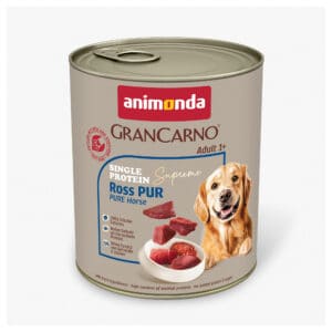6x800g Adult Single Protein Supreme animonda GranCarno Paard Puur Hondenvoer nat