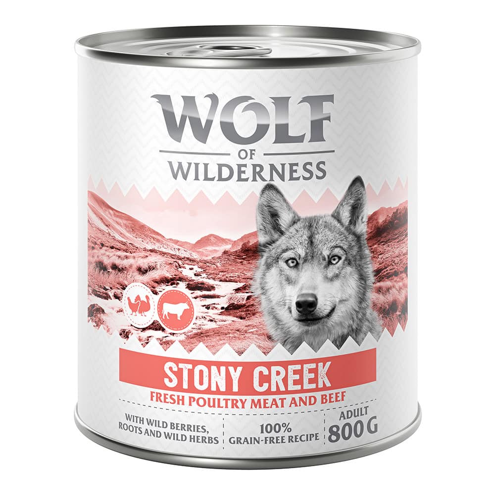 6x800g Adult Stony Creek Wolf of Wilderness “Expedition” Hondenvoer