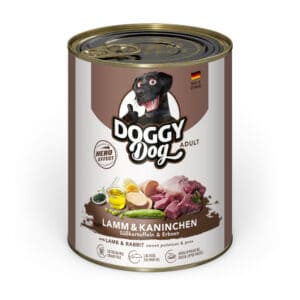 6x800g Doggy Dog Adult Lam & Konijn natvoer voor honden