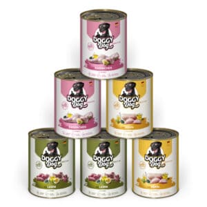 6x800g Doggy Dog Adult Sensitive Mix (3 soorten) nat hondenvoer