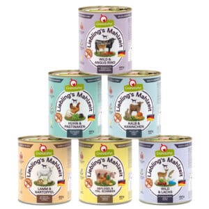 6x800g GranataPet Lievelingsmaaltijd Mix I (6 varianten) Hondenvoer