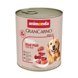 6x800g GranCarno Puur Rundvlees animonda Hondenvoer