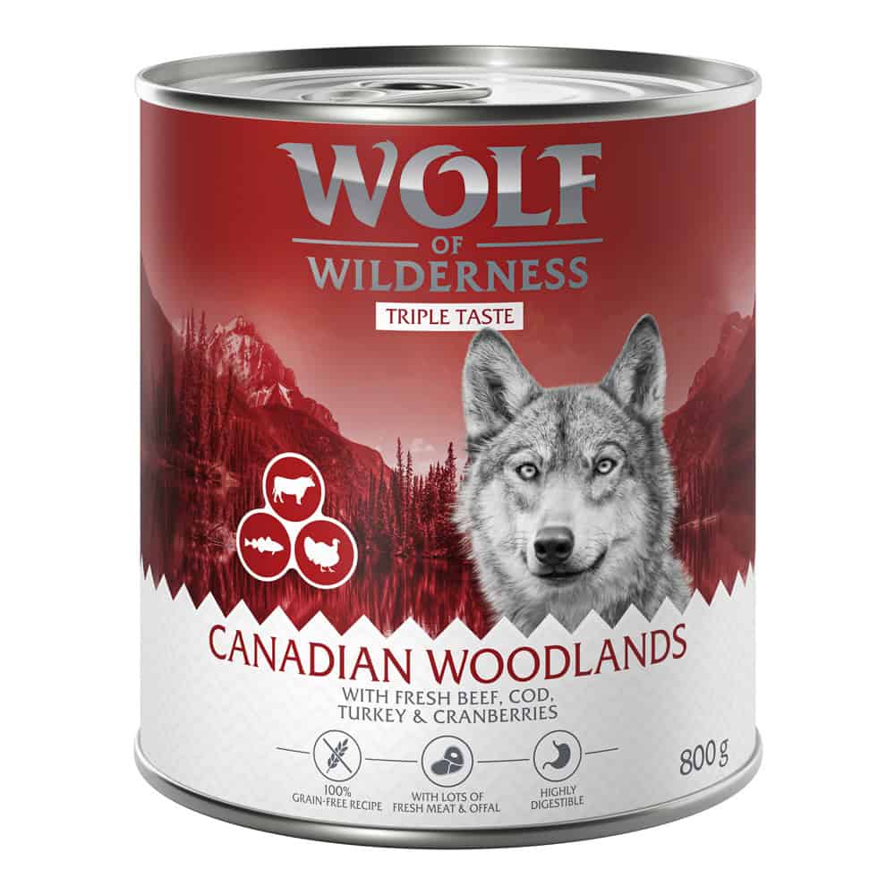 6x800g The Taste of The Taste Of Canada Wolf of Wilderness Hondenvoer