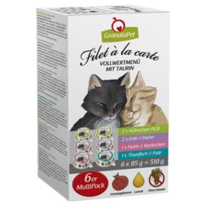 6x85g GranataPet Filet à la Carte (4 smaken) Kattenvoer