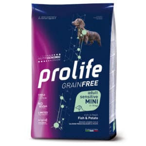 Prolife Graanvrije Sensitive Mini Vis & Aardappelen – 7 kg