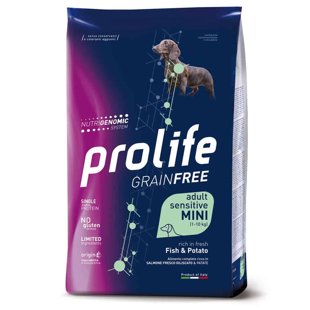 7kg Graanvrije Sensitive Mini Vis & Aardappelen Prolife