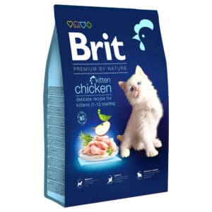 8kg Brit Premium by Nature Cat Kitten kippenvoer droog