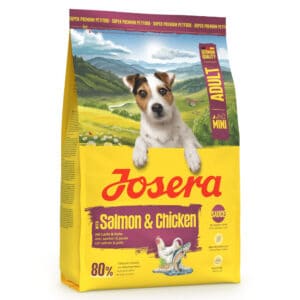Josera Mini Adult Zalm & Kip Droogvoer voor honden – 900 g