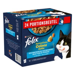 96x85g Vis Selectie Felix Sensations Kattenvoer
