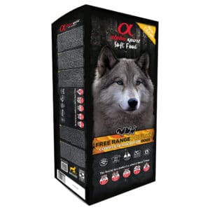 9kg Semi-Moist Complete Free Range Poultry Alpha Spirit Hondenvoer