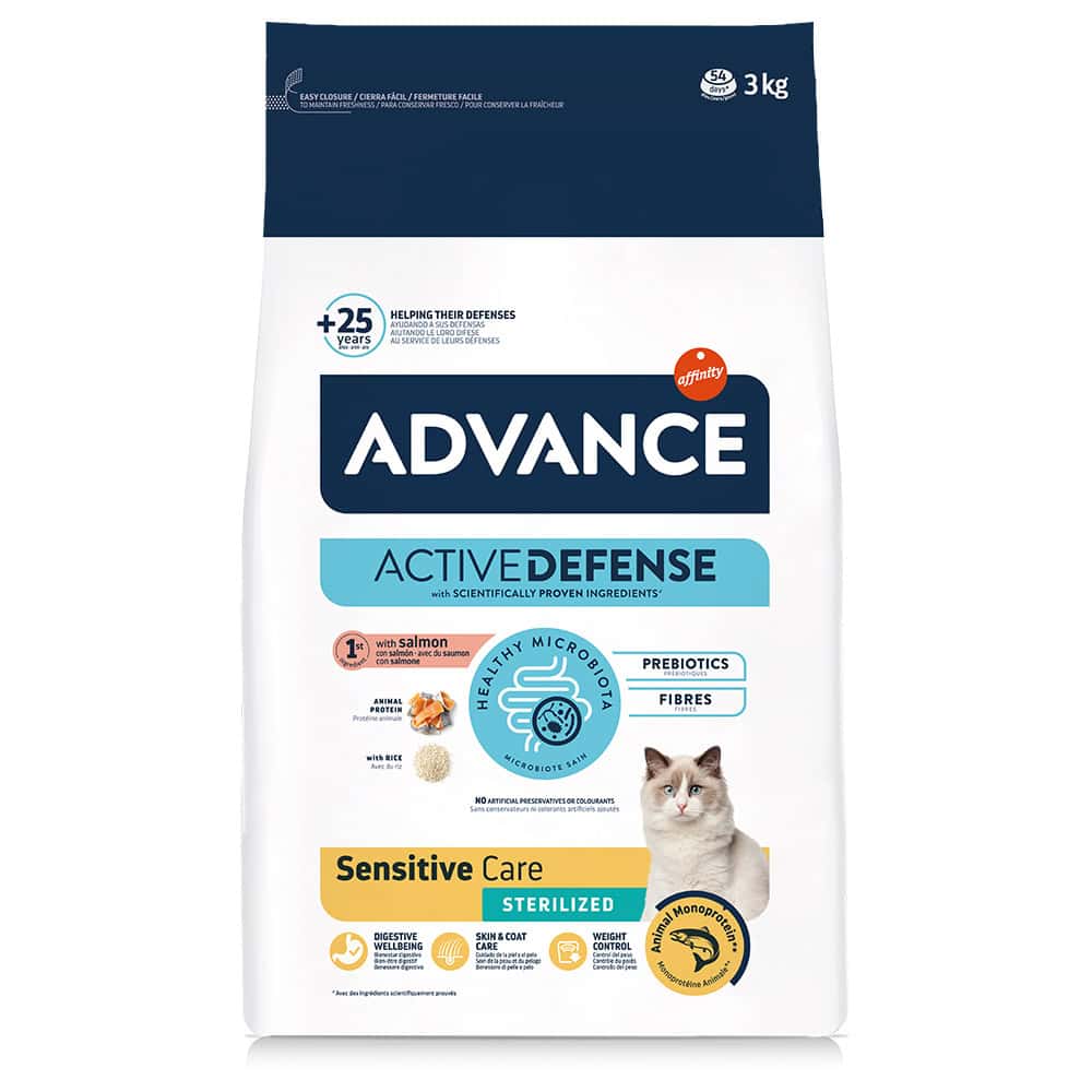 Affinity Advance Advance Cat Sterilized Sensitive Zalm Kattenvoer – 3 kg