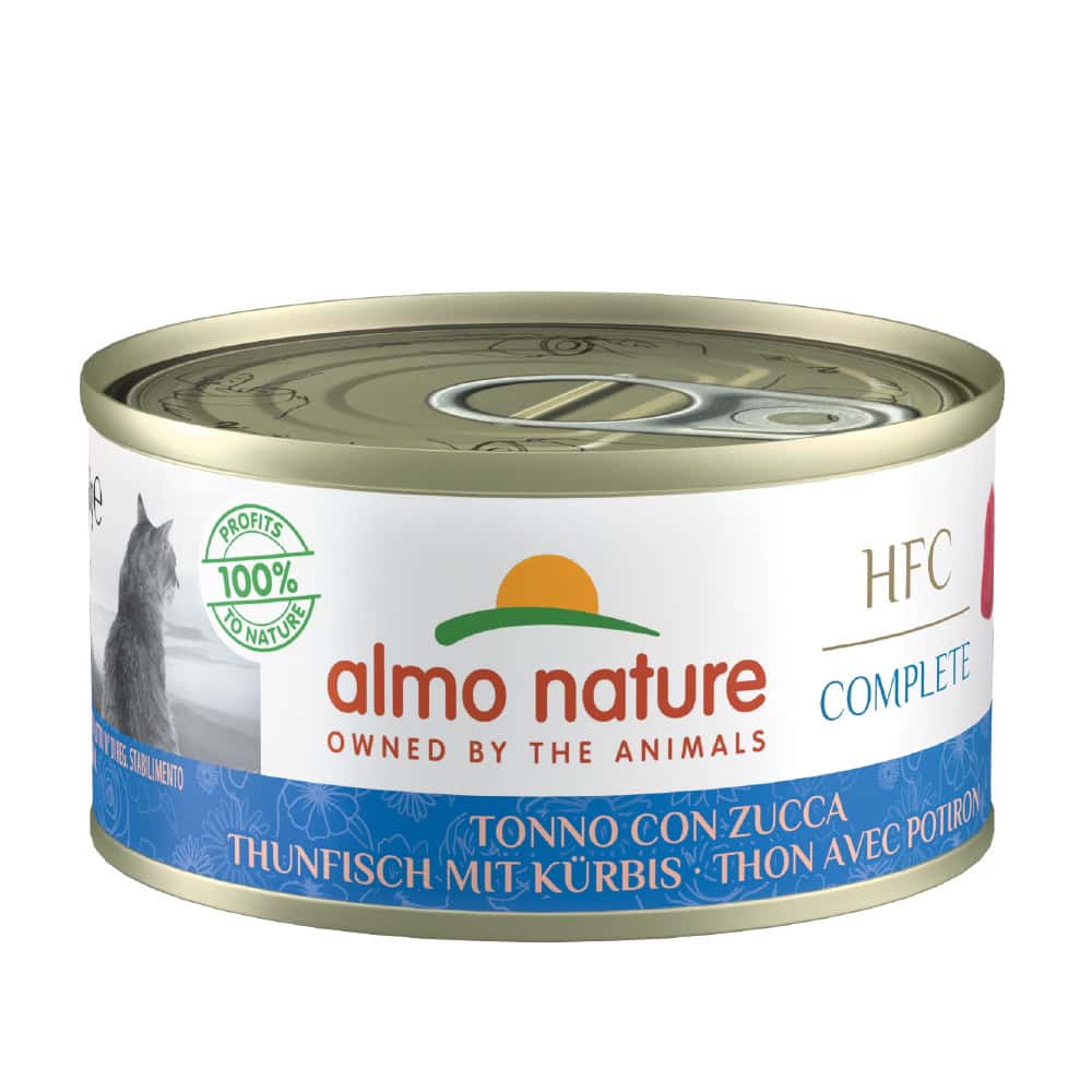 Almo Nature HFC Complete – Tonijn met Pompoen – 24 x 70 g