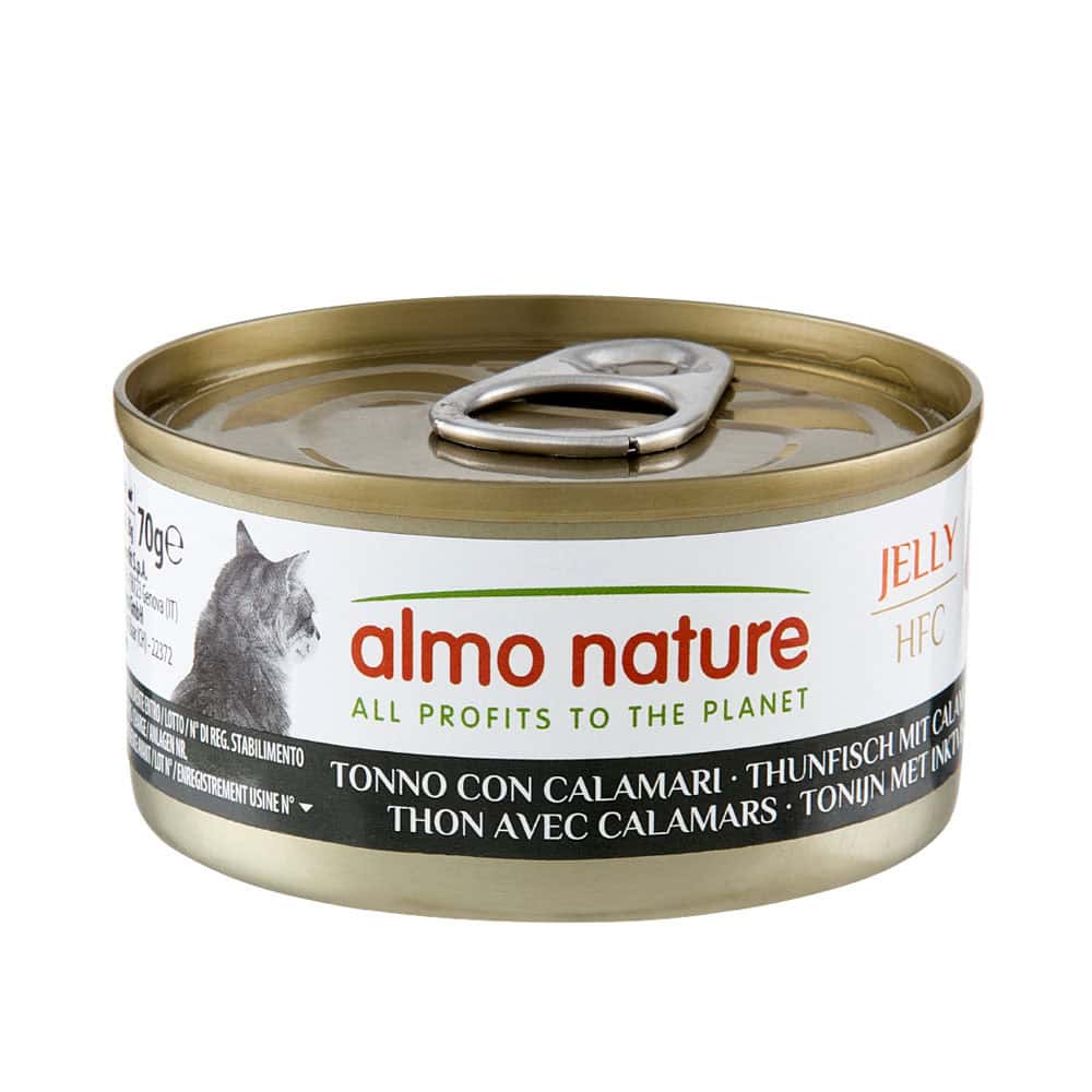 Almo Nature HFC Natural Tonijn met Calamaris in Gelei – 6 x 70 g