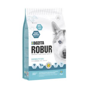 Bozita Robur Sensitive graanvrij rendier - Dubbelpak: 2 x 3 kg