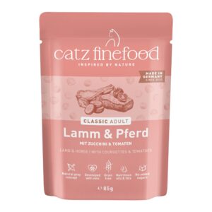 catz finefood Maaltijdzakjes Voordeelpakket 16 x 85 g Kattenvoer - Lam & Paard