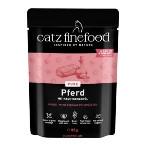 catz finefood Pure Pouch 8 x 85 g - No.123 Paard (8 x 85 g)