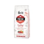 Brit Fresh Rund met pompoen Puppy Large – Dubbelpak: 2 x 12 kg