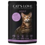 12x85g Cat’s Love Zalm & Kip Nat Kattenvoer