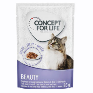 Concept for Life Beauty Adult Kattenvoer - Verbeterde receptuur! - Bestel ook: 12 x 85 g Concept for Life Beauty in Gelei