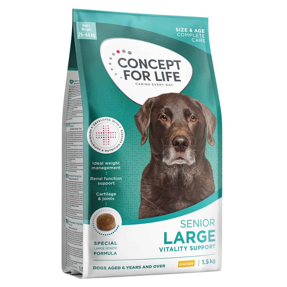 Concept for Life Large Senior – Nieuw Receptuur: Voordeelpakket 4 x 1,5 kg