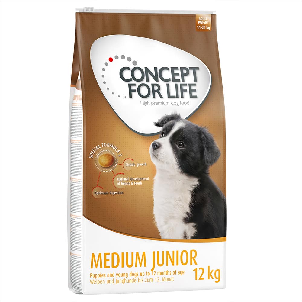 Concept for Life Medium Junior Hondenvoer – 2 x 12 kg