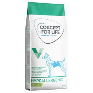 Concept for Life VET Concept for Life Veterinary Diet Hypoallergenic Insect hondenvoer – Nieuw Receptuur – 24 kg