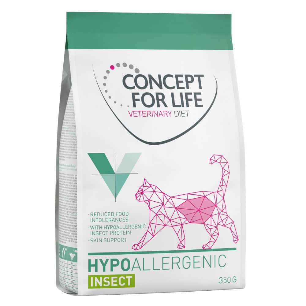 Concept for Life Veterinary Diet Hypoallergenic Insect Kattenvoer – 350 g