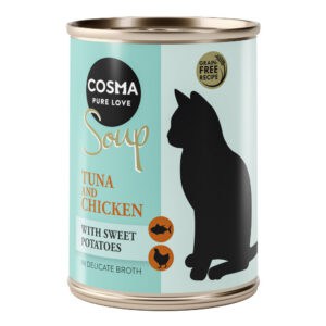 Cosma Soup 6 x 100 g - Tonijn & kipfilet met Zoete Aardappel