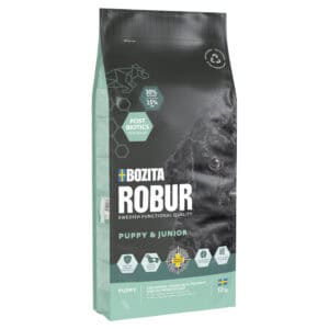 Dubbbelpak: 2x12kg Bozita Robur Puppy & Junior droogvoer met kip
