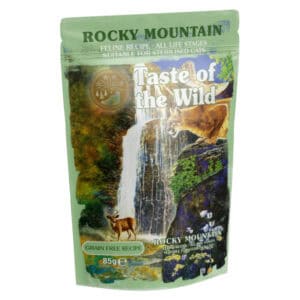 Dubbelpak: 24x85g Taste of the Wild Rocky Mountain met kip natvoer voor katten