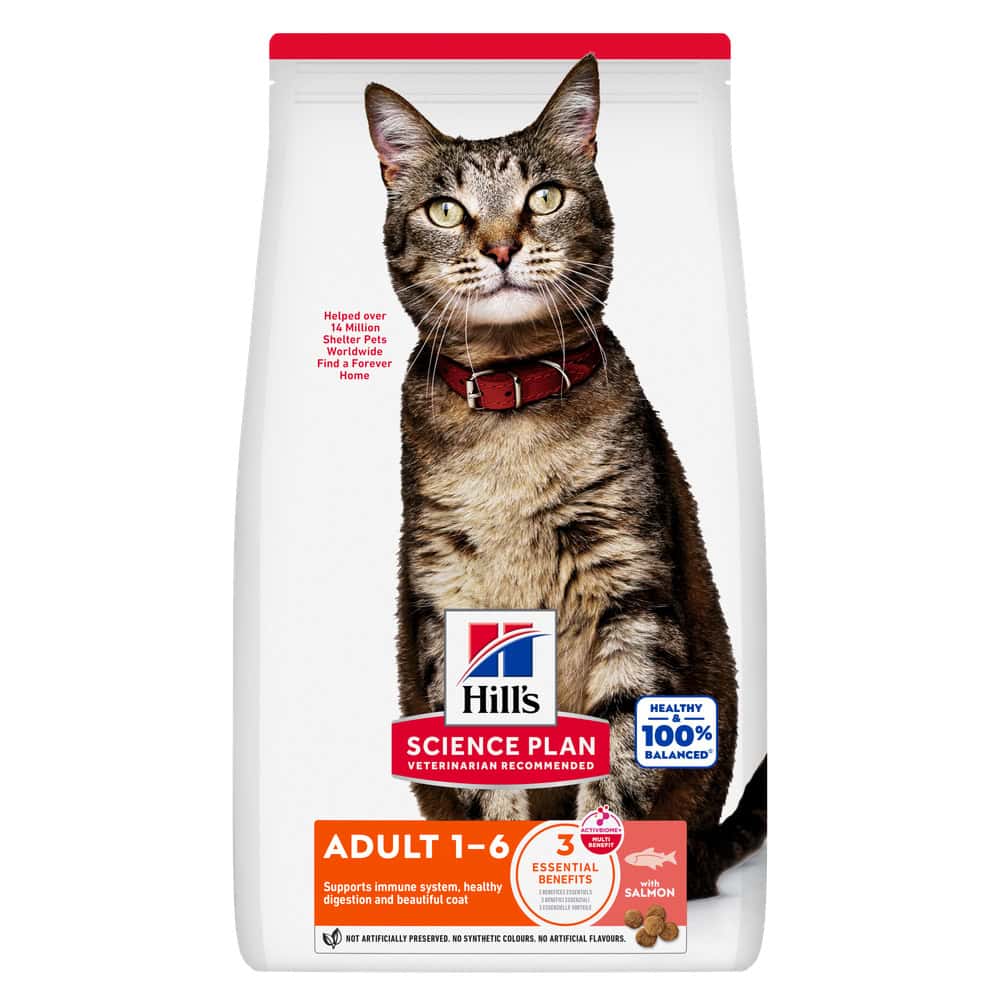 Hill’s Science Plan Adult 1-6 Zalm Droogvoer voor Katten – 3 kg