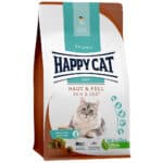 Dubbelpak: 2 x 4 kg Happy Cat Care Huid & Vacht Kattenvoer