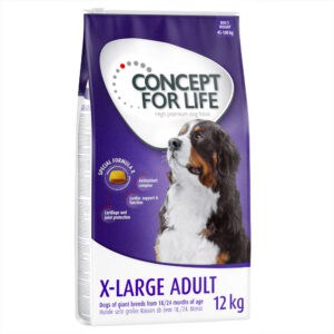 Dubbelpak Concept for Life: 2 x Grootverpakking Hondenvoer X-Large Adult (2 x 12 kg)