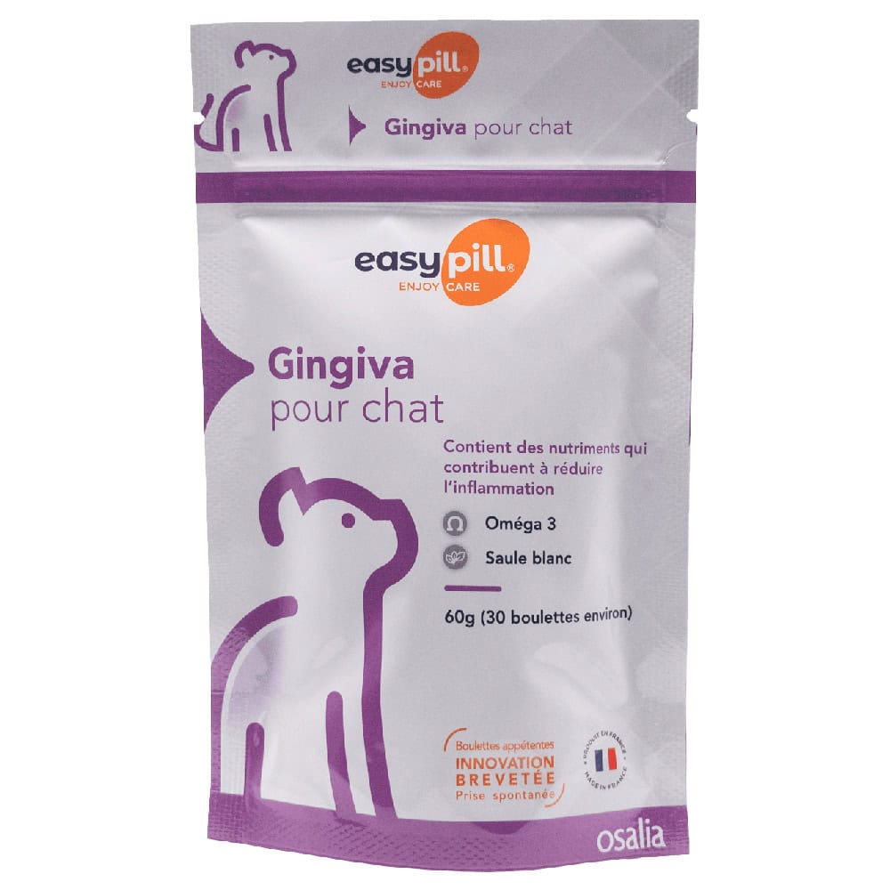 Easypill Gingiva voor Katten – Dubbelpak 2 x (30 x 2 g)