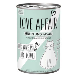 Economy pack 24x400g kip & Fazant Hardys LOVE AFFAIR natvoer voor katten