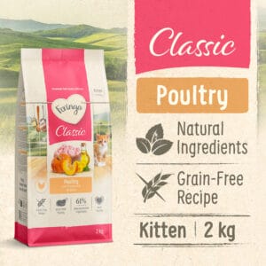 Feringa Kitten Classic gevogelte - Nieuw Recept: Voordeelpakket 10 kg (5 x 2 kg)