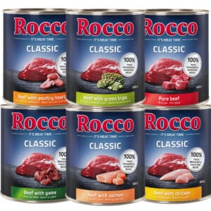 Gemengd probeerpakket Rocco Classic 6 x 800g - 6 verschillende soorten