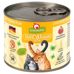 GranataPet DeliCatessen Adult Wild & Kip Kattenvoer - Bestel ook natvoer: 6 x 200 g GranataPet DeliCatessen - Kip PUUR