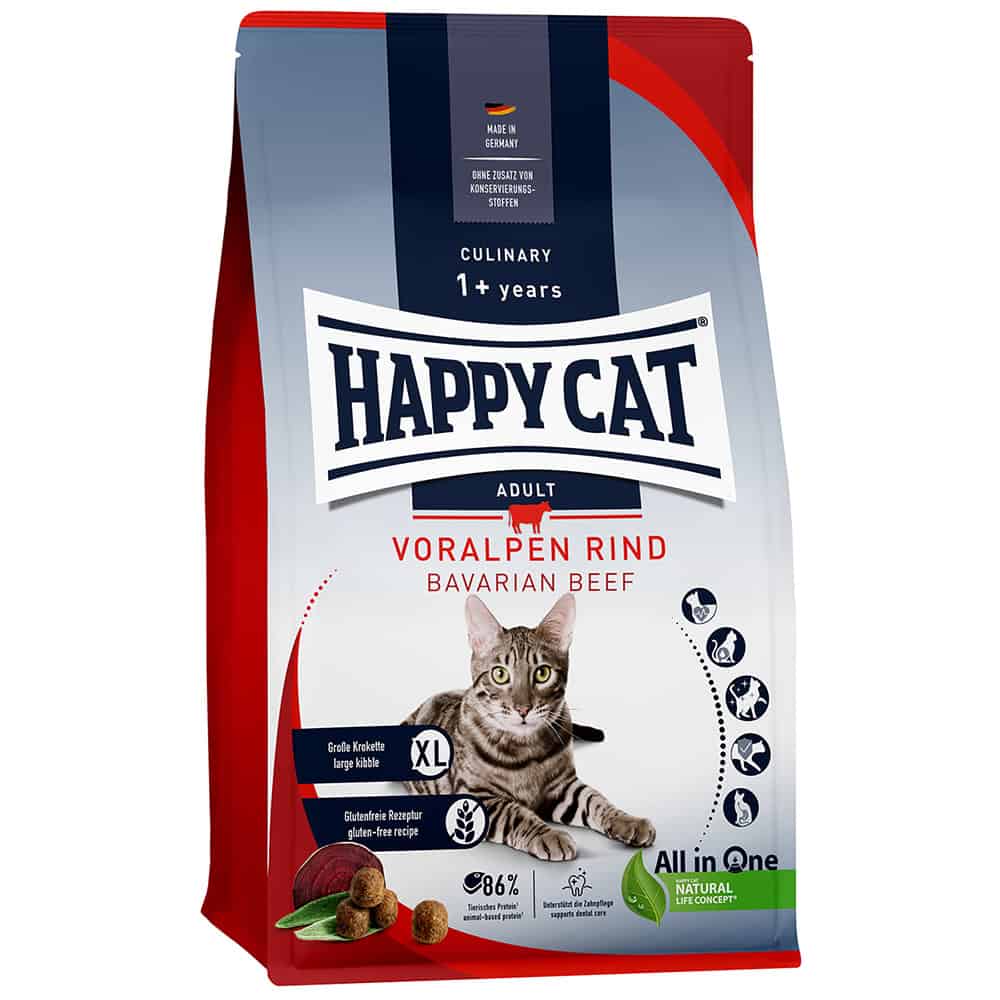 Happy Cat Culinary Adult Rund Kattenvoer – Dubbelpak: 2 x 10 kg
