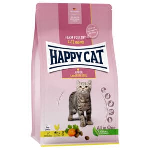 Happy Cat Young Junior Land-Gevogelte (Kip) Kattenvoer - 1,3 kg