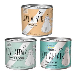 Hardys LOVE AFFAIR 6 x 200 g / 185 g - Mixpakket (3 Soorten, 6 x 200 g)