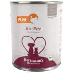 Herrmann’s Vlees Puur 6 x 800 g Hondenvoer – Bio-Kalkoen